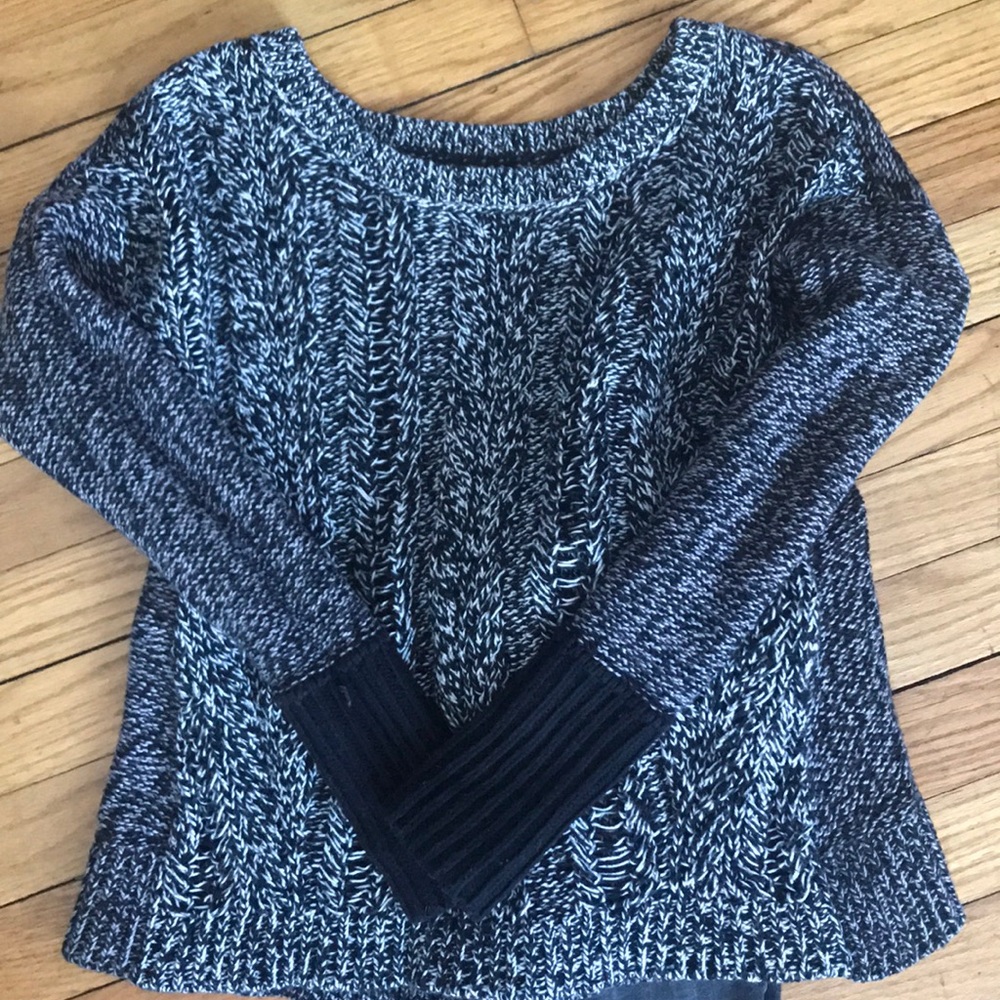 American Eagle Cable knit sweater.